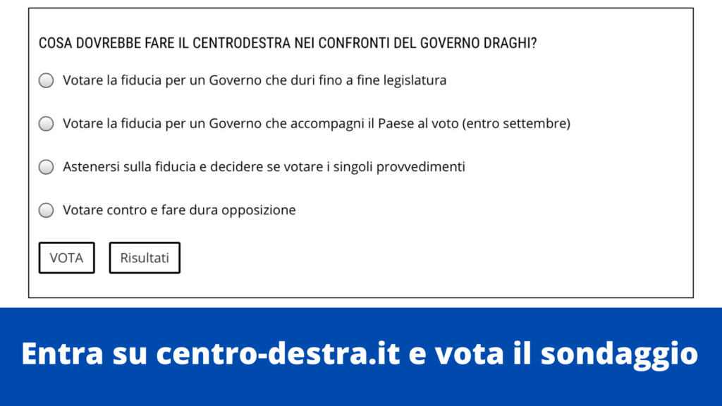 Come dovrebbe votare il centrodestra nei confronti di Draghi?