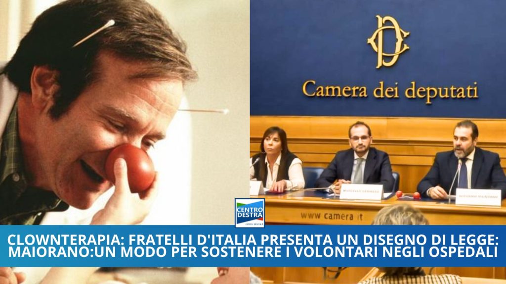 Giovanni Maiorano di Fratelli d'Italia presenta ddl su clownterapia