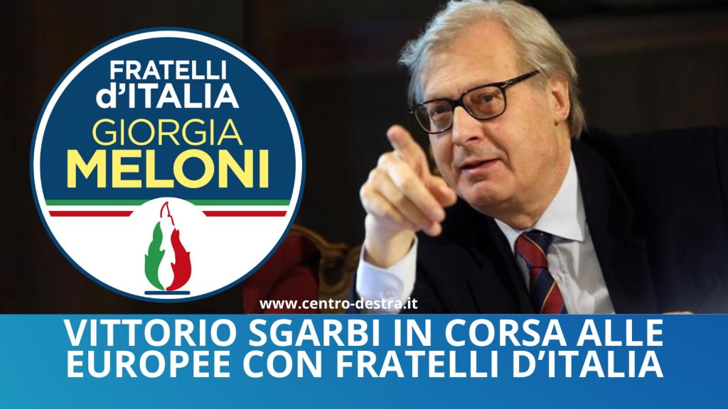 vittorio sgarbi correrà alle europee con fratelli d'italia