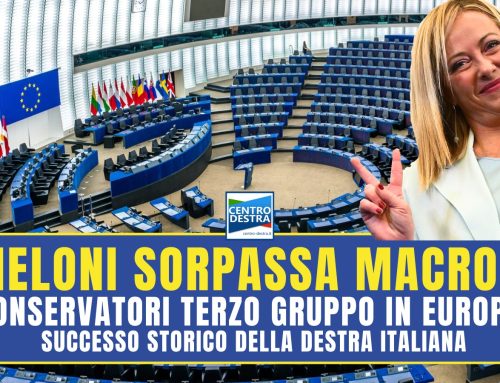 MELONI SORPASSA MACRON. CONSERVATORI TERZO GRUPPO IN EUROPA – IL SUCCESSO DELLA DESTRA ITALIANA.