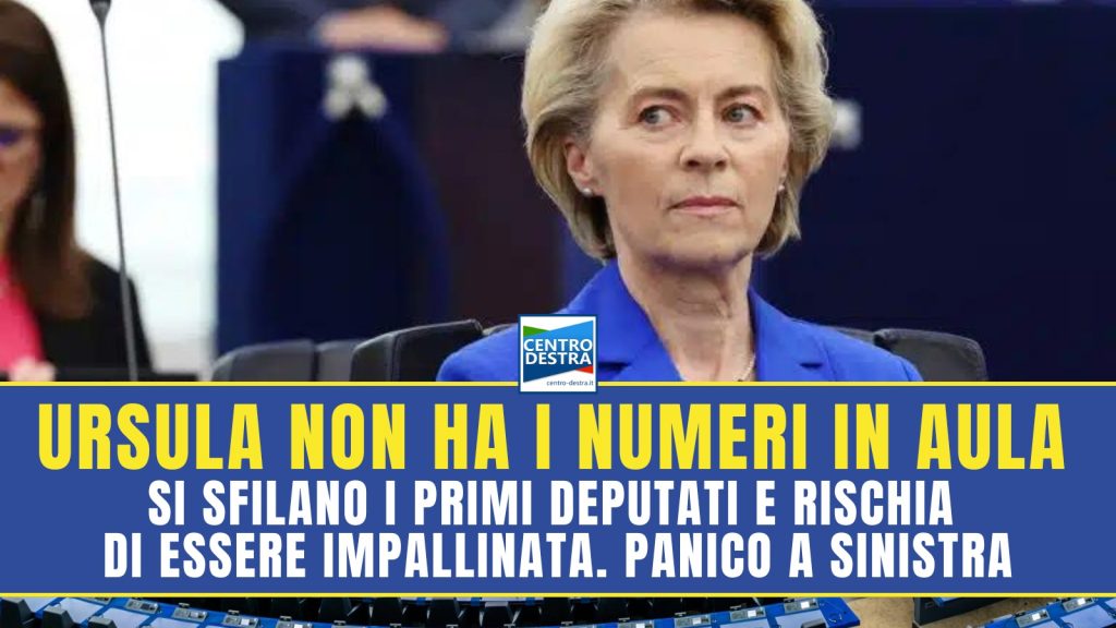 Ursula trema e rischia di non avere i numeri in aula.