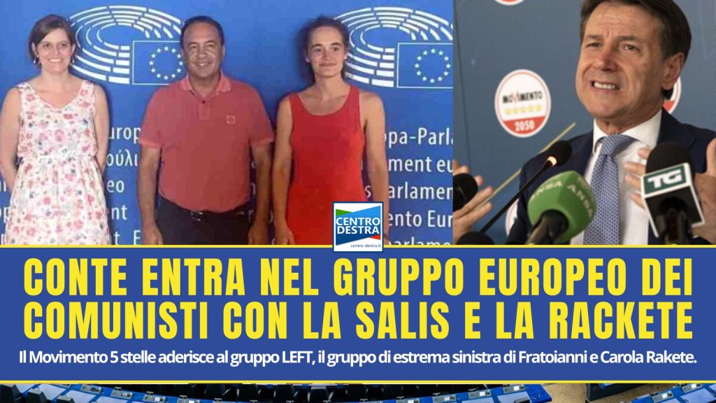 conte del movimento 5 stelle entra nel gruppo dei comunisti europei